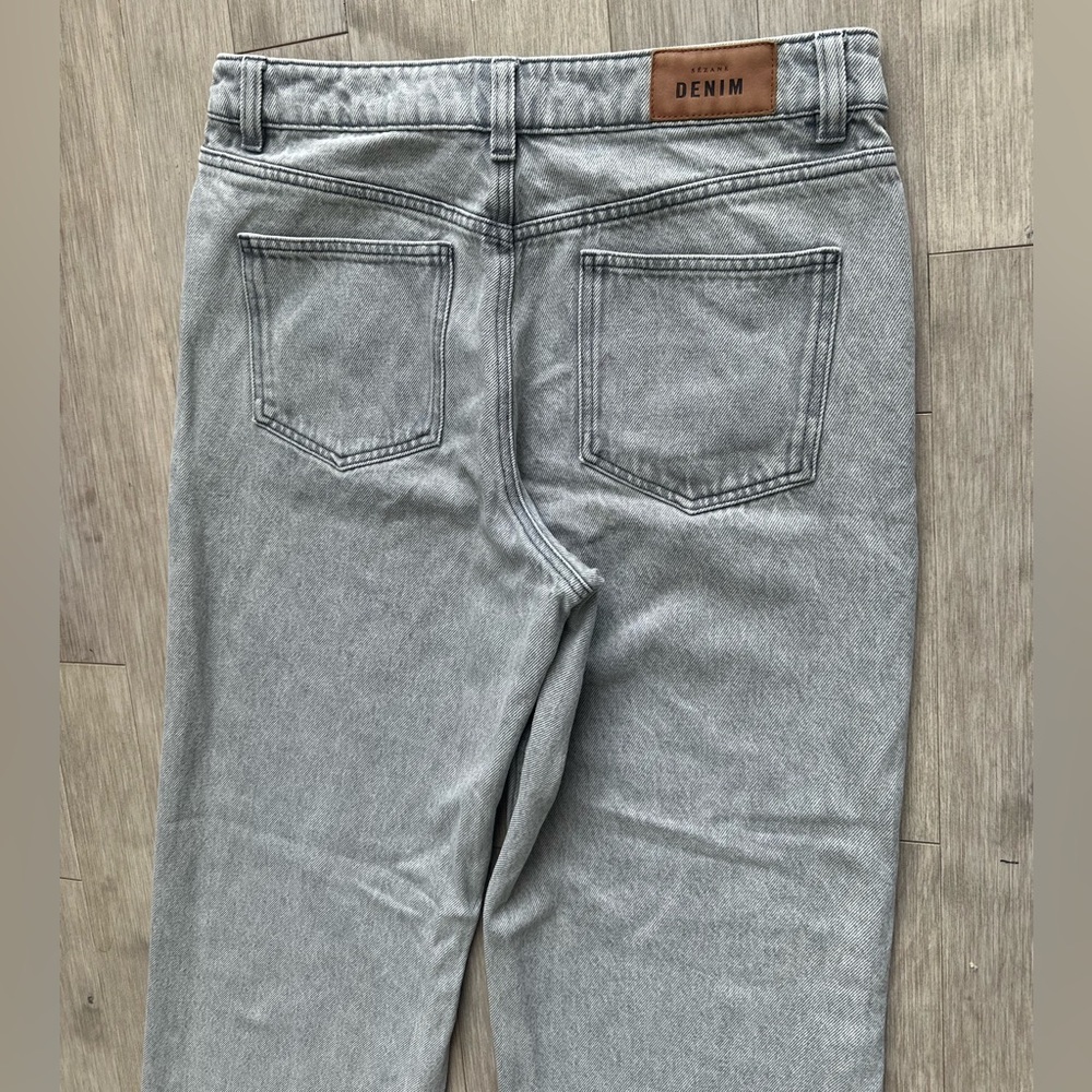 Sezane Gray Wide Leg‎ Trousers- Denim Size 40 - Picture 9 of 11
